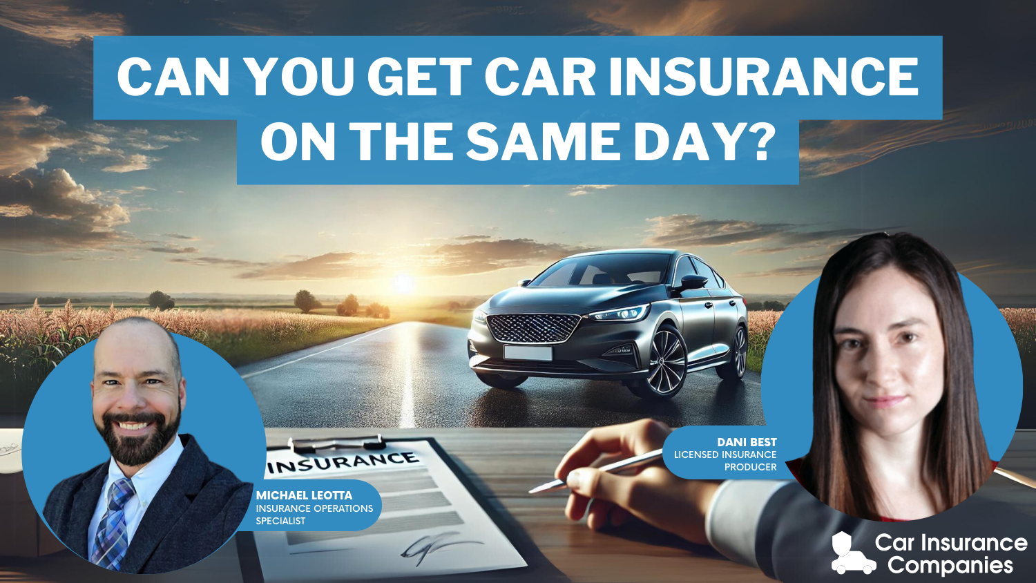 Can you get car insurance on the same day?