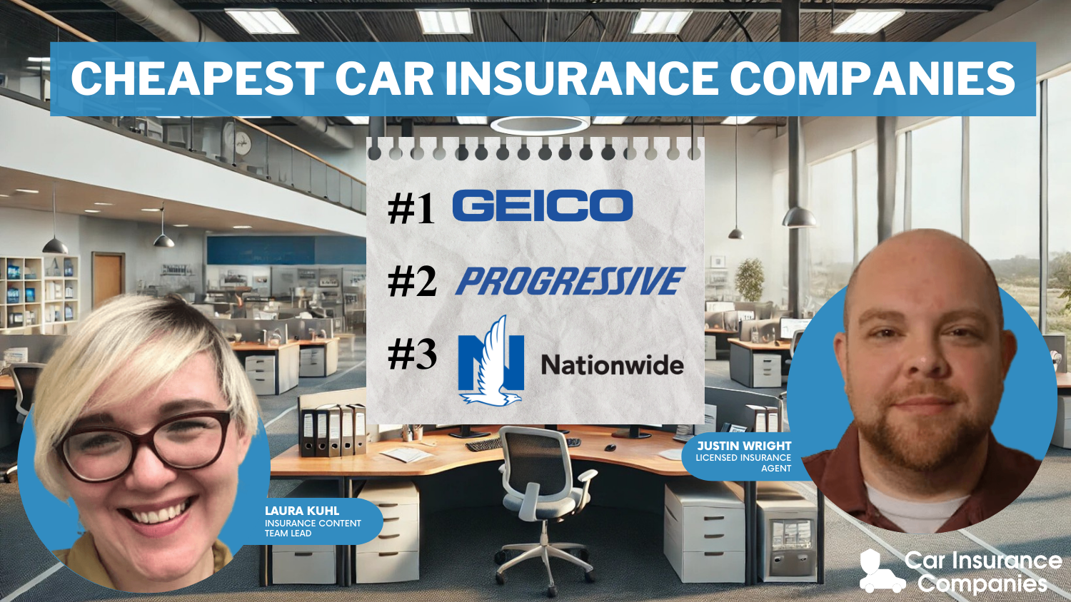 Cheapest Car Insurance Companies: Geico, Progressive, and Allstate