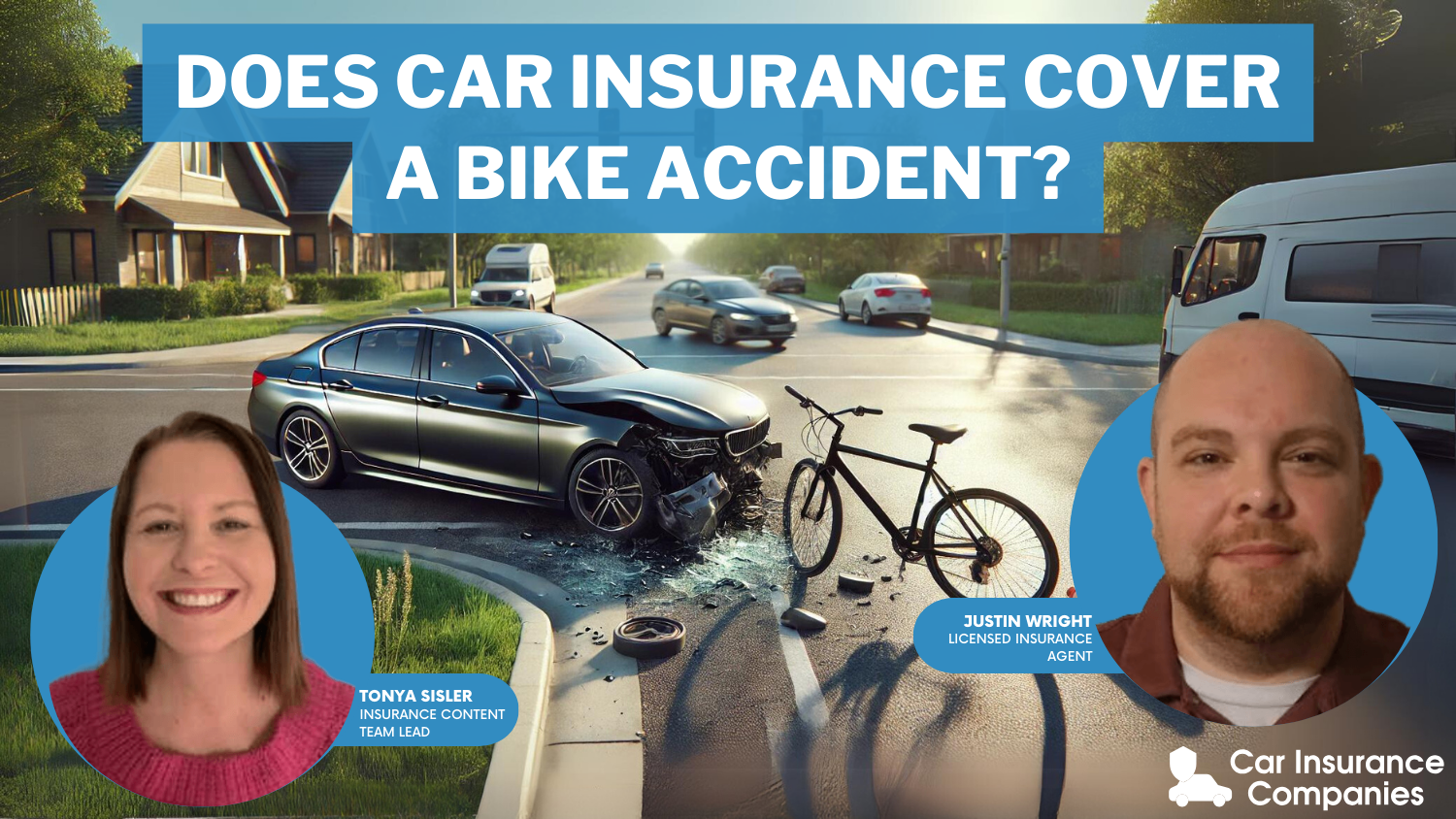 Does car insurance cover a bike accident?