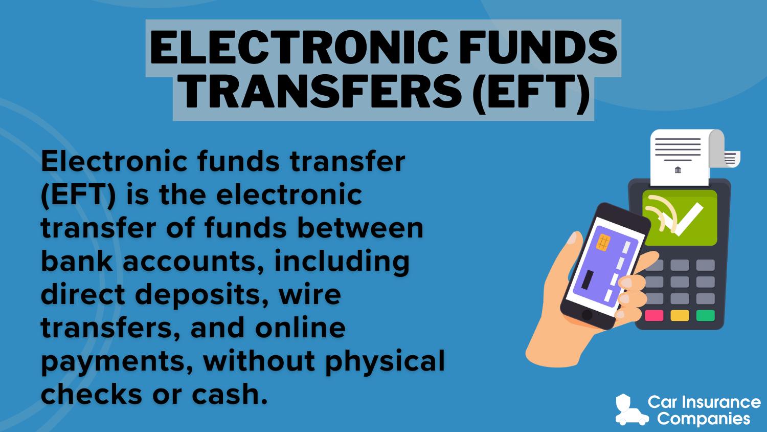 Electronic Fund Transfer Definition Card: The Average Car Insurance Down Payment