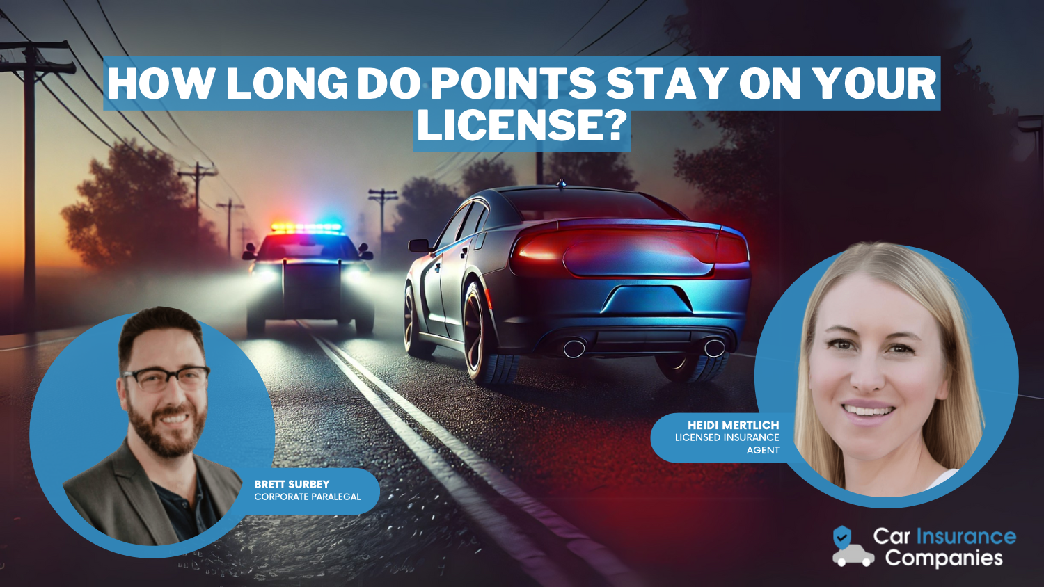 How long do points stay on your driver’s license?