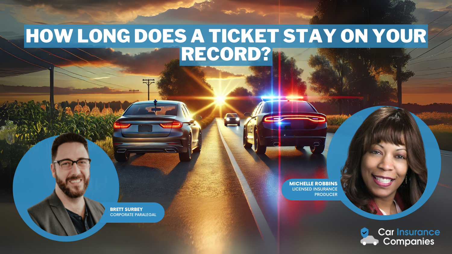 How long does a ticket stay on your record?